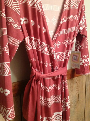 michelle wrap dress lularoe