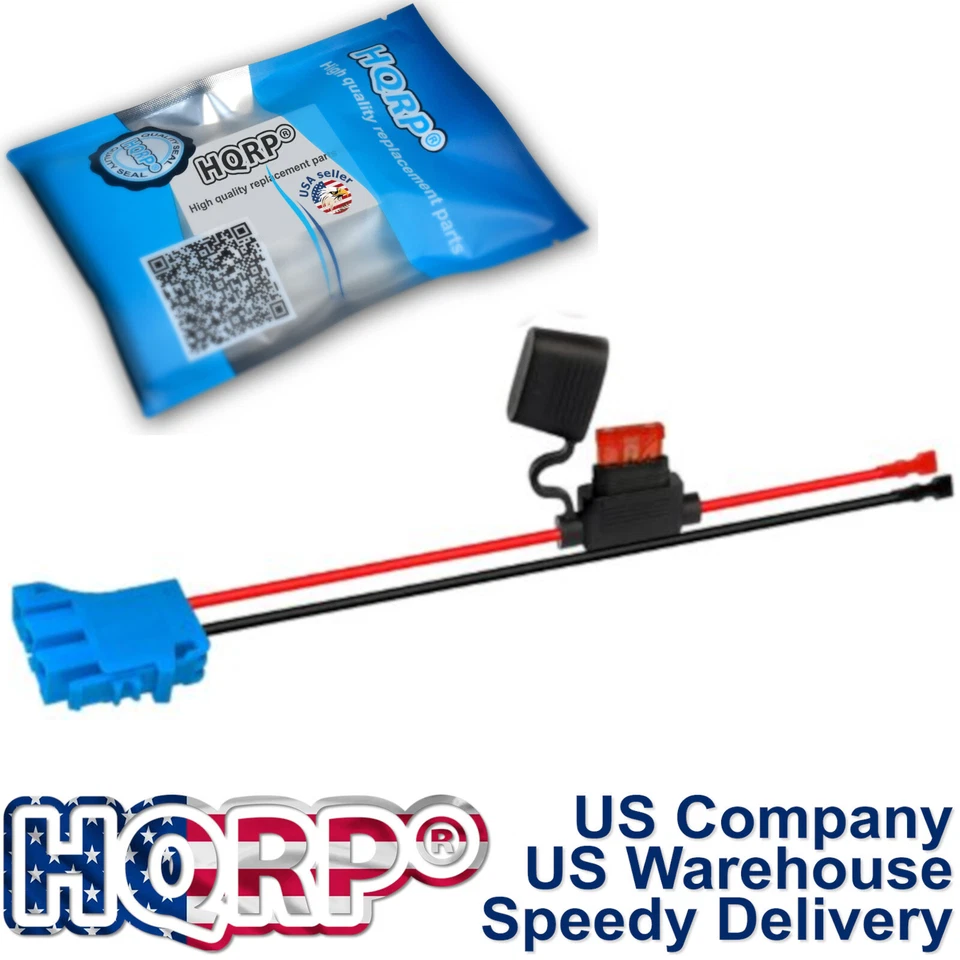 2-Pack HQRP Wire Harness Connector for Peg-Perego 12V SLA Battery Children Car - Image 2 of 4
