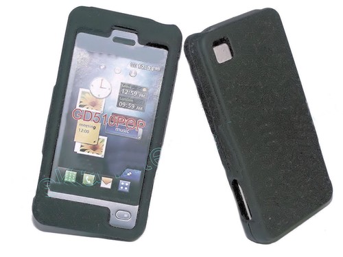 Crystal Case Handy Hülle Cover Case Schale Schutz in Schwarz für LG GD510 Pop - Picture 5 of 11