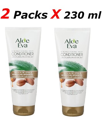 Aloe Eva Krftigende Haarsplung mit Aloe Vera, marokkanischem Arganl 2 X  230ml | eBay.de