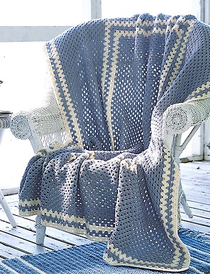 EINE GROSSE GRANNY SQUARE DECKE/ÜBERWURF/AFGHANISCH 50'' x 65'' EINFACHE HÄKELANLEITUNG 