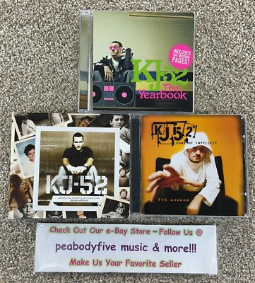 Lot Of 4 KJ-52 CDS Behind The Musik Deluxe Ed., Intellect - Christian Hip Hop 