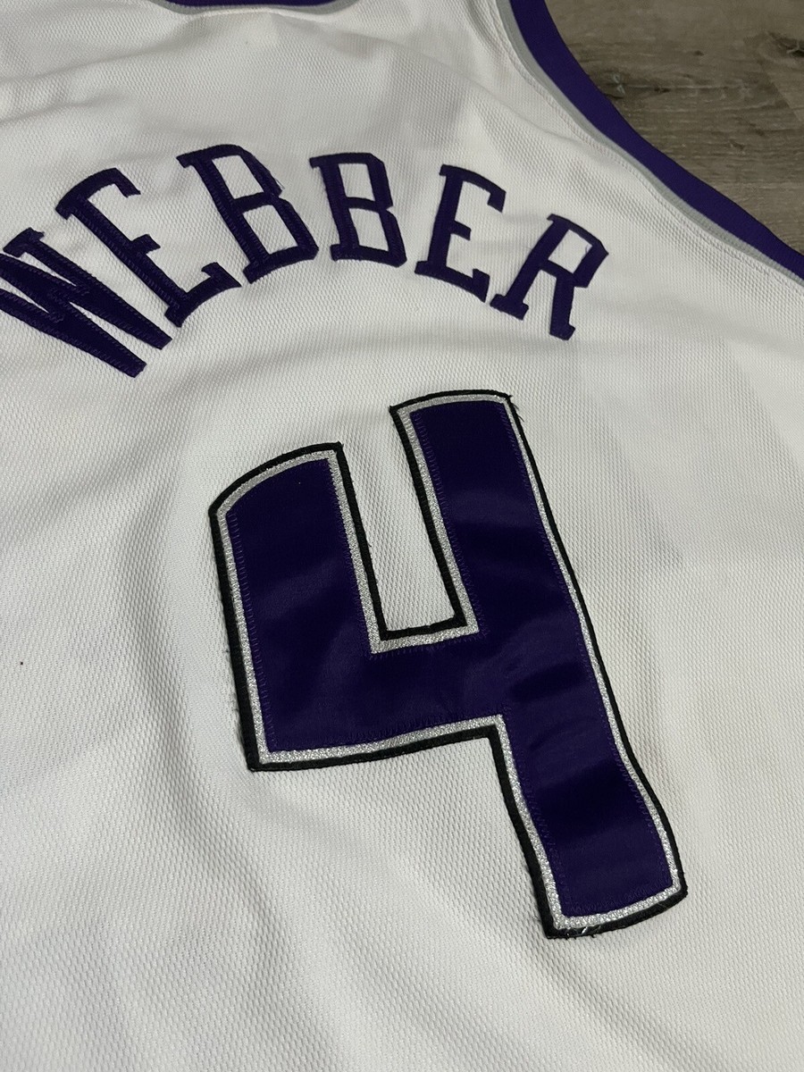 Reebok Sacramento Kings Chris Webber Jersey Authentic Sz 48 XL Nba