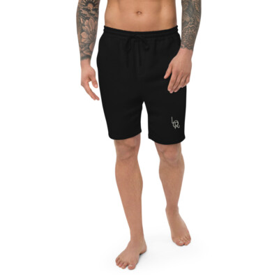 LOR²  LoyaltyOverRoyalty²(Men's Black Fleece Shorts)