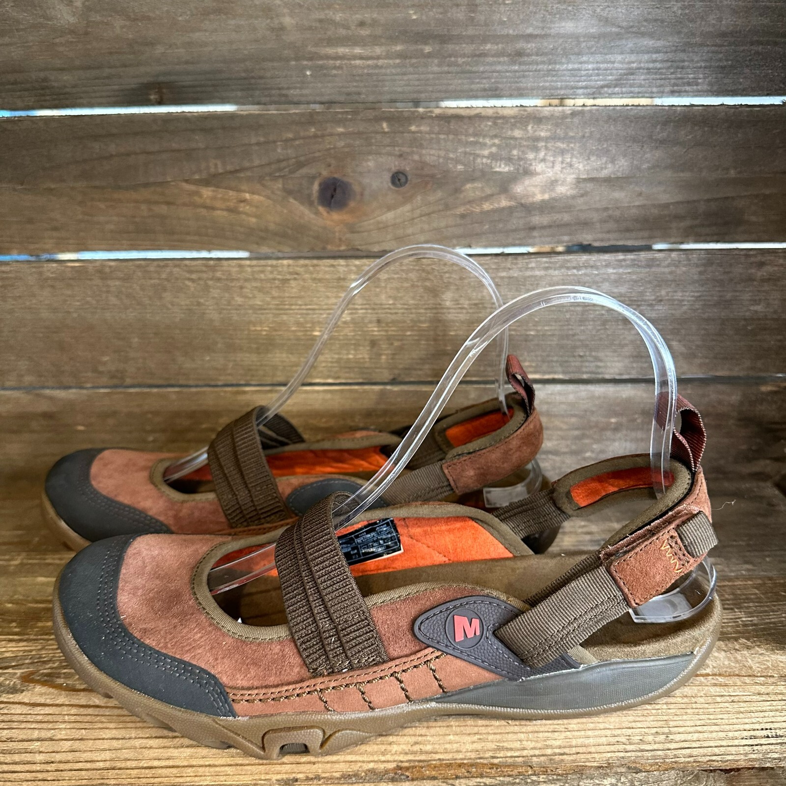 Sandali donna Merrell Mimosa zenzero tartaruga shell attivi slingback taglia 7 M