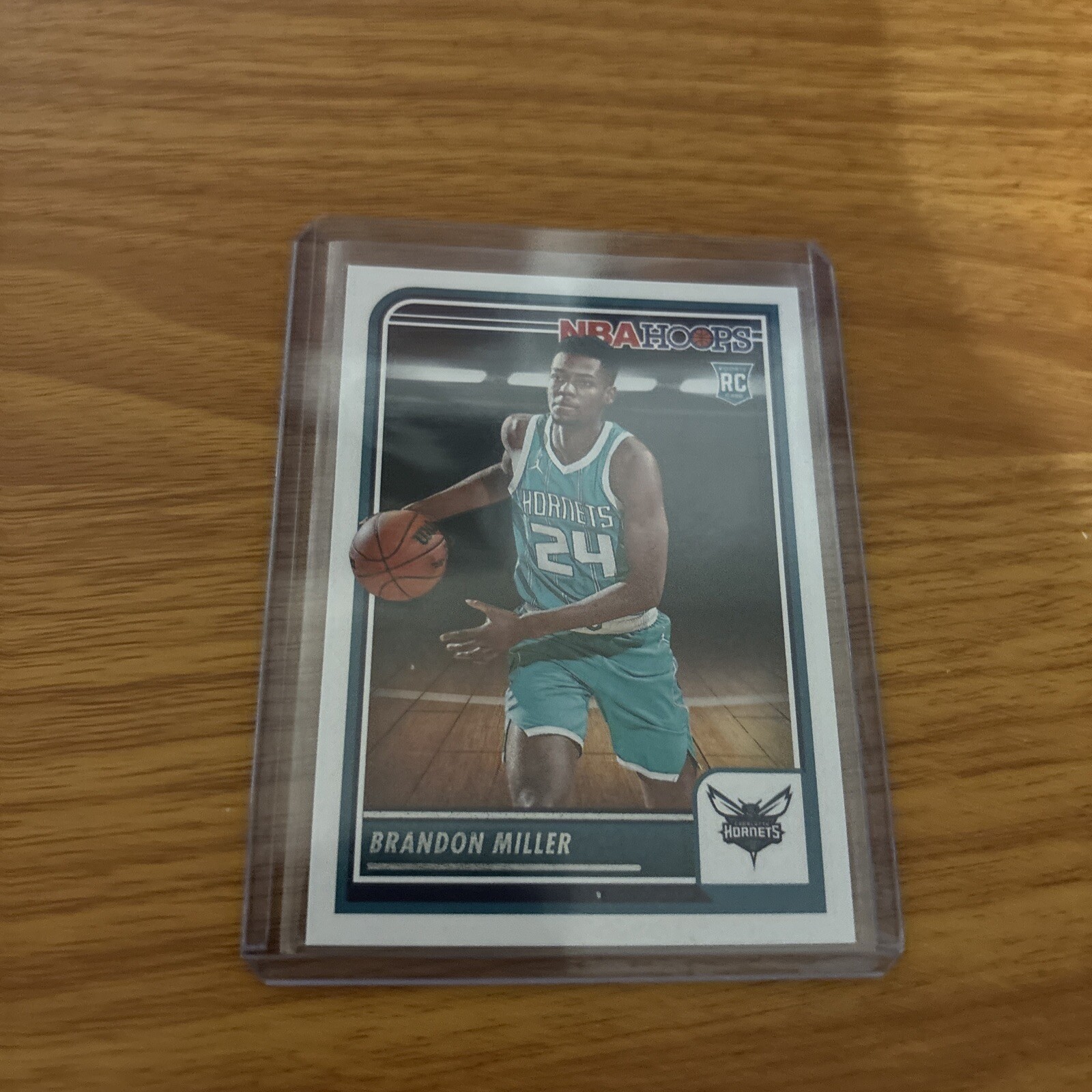 2023-24 Brandon Miller RC Panini NBA Hoops Rookie Card Charlotte Hornets #272