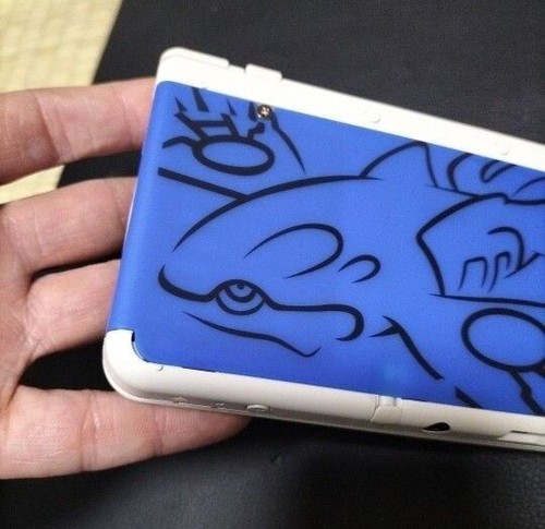 New Nintendo 3DS Pokemon Center Kyogre Edition Console - Picture 5 of 8