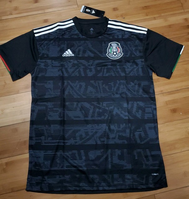 2019 black mexico soccer jersey, adult size XL short sleeve eBay