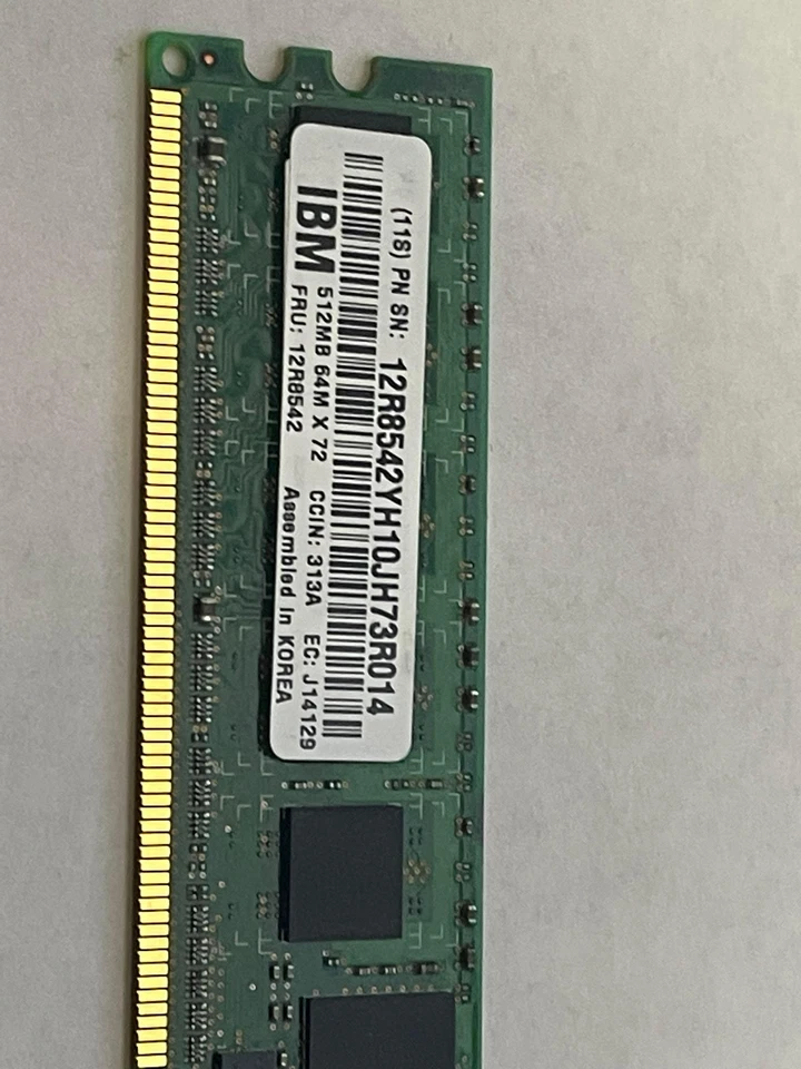 IBM 12R8542 512MB DIMM DDR2 (1 x 512MB) - Image 2 of 4