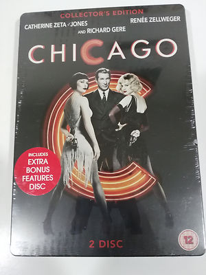 Chicago - 2 X DVD Steelbook English Richard Gere Zeta-Jones Zellweger New - Am