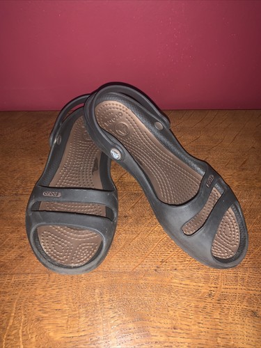CROCS Womens Patricia Brown Slip On 