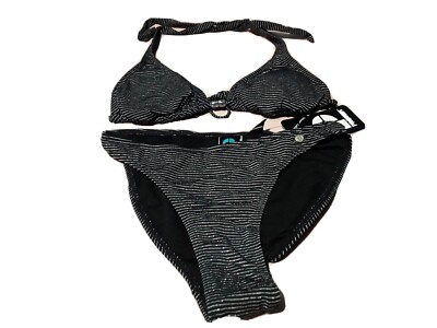Protest Comic Halterneck Bikini Set Size Uk 10 Small 