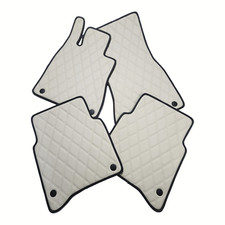 Maybach S500 S580 S680 S63 AMG Macchiato Beige Custom Interior Car Floor Mats