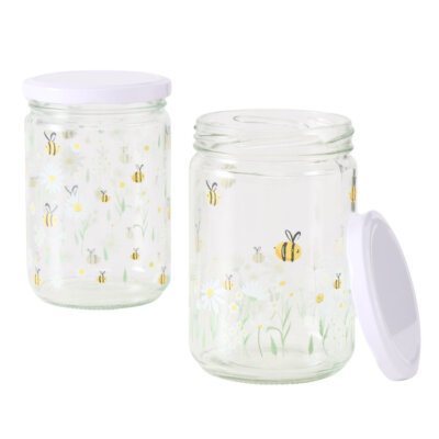 Schraubgläser HONEY, 500 ml, 2er-Set