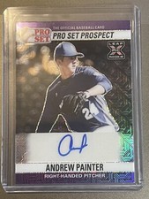 2021 Leaf Metal Pro Set Purple Mojo  Refractor Andrew Painter RC AUTO 6/10