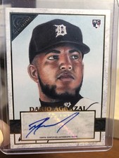 DARIO AGRAZAL RC 2020 GALLERY AUTO #42 DETROIT TIGERS