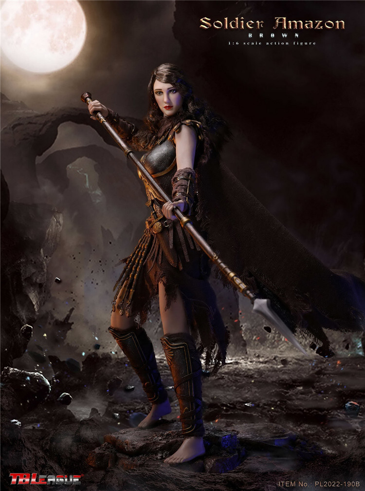 TBLeague 1/6 PL2022-190B Amazon Warrior Brown Ver. Female Action