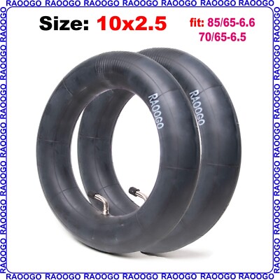 10x2.5 Inner Tube fit 70/65-6.5 & 85/65-6.5 G-Booster Electric Scooter 2 PCS