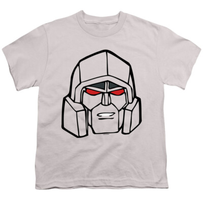 TRANSFORMERS MEGATRON HEAD Licensed Kids Boys Girls Graphic Tee Shirt SM-XL