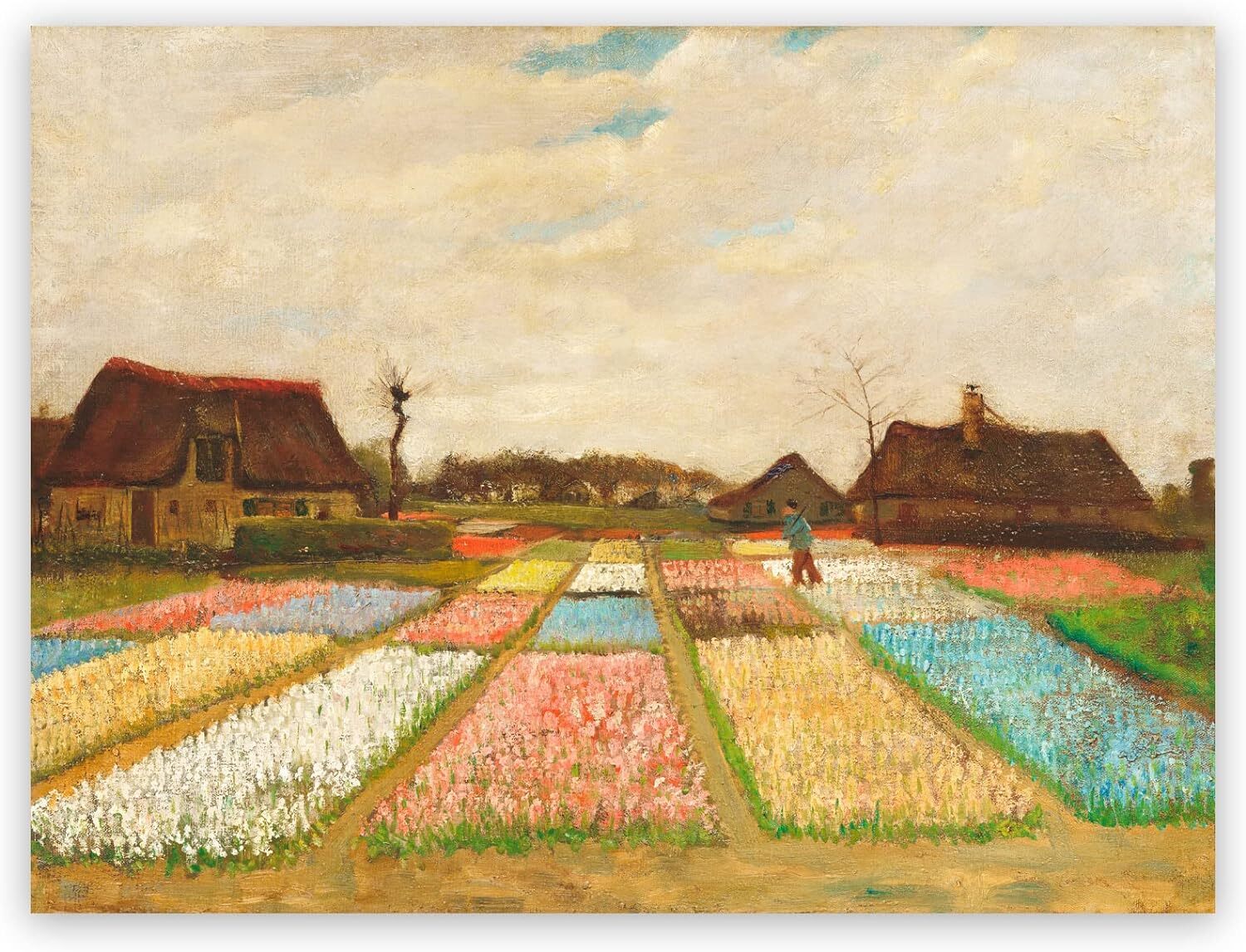 Van Gogh Canvas Wall Art - Van Gogh Prints - Flower Beds in Holland Poster