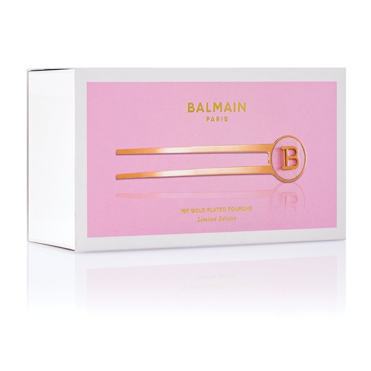 Balmain Limited Edition Golden Fourche Hair Clip - 18k Gold  display picture 2