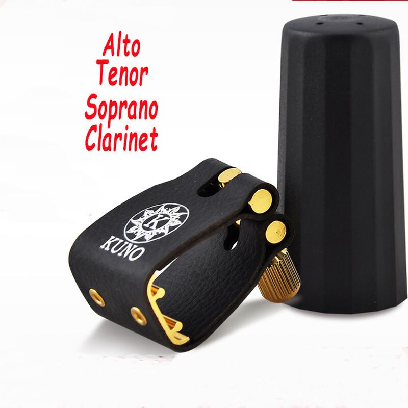 Saxophone Mouthpiece Leather Ligature Clip for Alto/ Tenor/Soprano Clarinet NEW