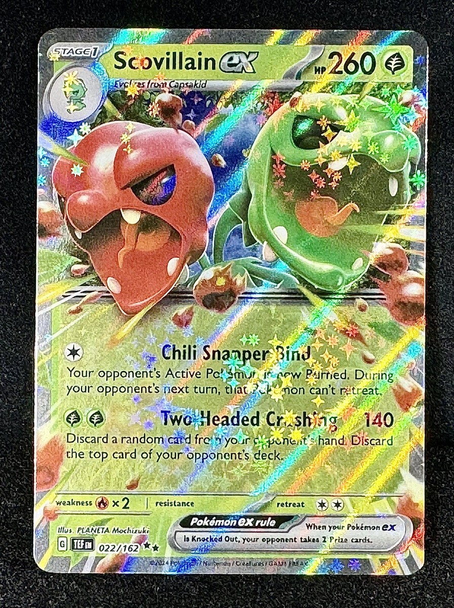 🔥Scovillain ex Temporal Forces 022/162 Double Rare SPARKLING