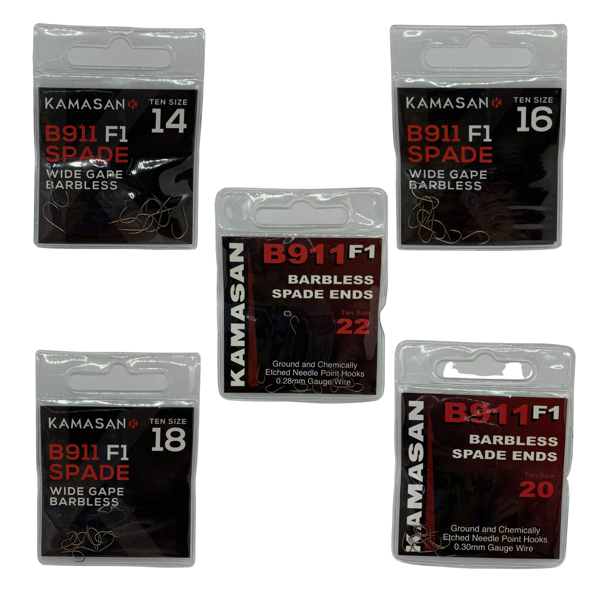 Hameçon monté kamasan b911 barbless heavy