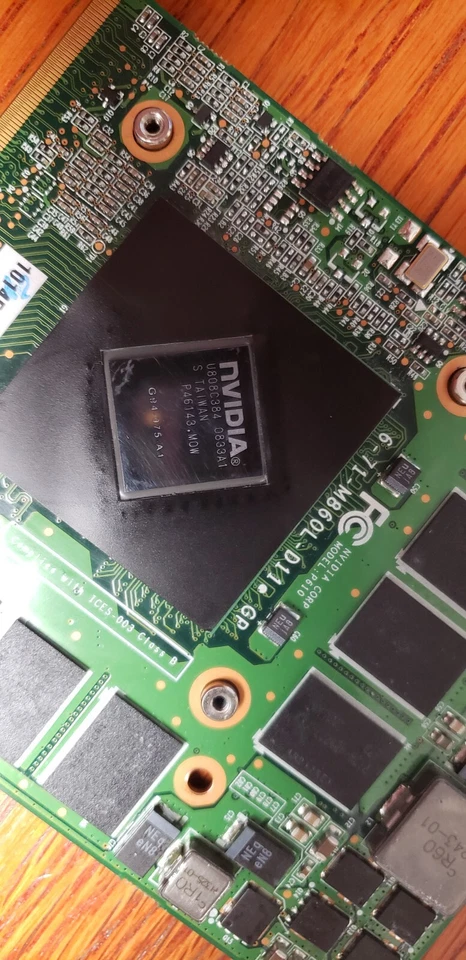 NVIDIA Quadro FX 2700M ; 512MB GDDR5; MXM2.1; for CLEVO D900C Laptop - Image 3 of 3