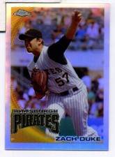 2010 (PIRATES) Topps Chrome Refractors #11 Zach Duke