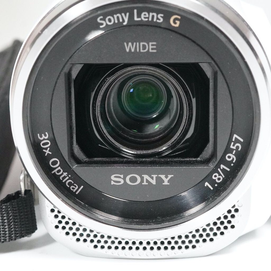 SONY HDR-CX675 (ホワイト) SONY HDR-CX675 Handycam HDR Full HD Camcorder 9.2MP 30x Optical