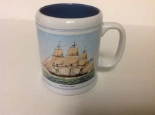 Mount Clemons Pottery American Clipper Ship Coffee Mug 