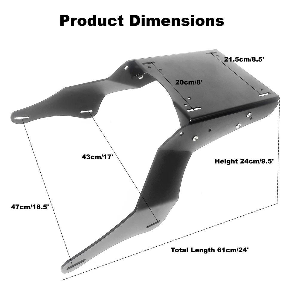 Portaequipajes Razor Tour Pack Pak almohadilla y maletero para Kawasaki Vulcan 1700 Vaquero Foto 3 de 4