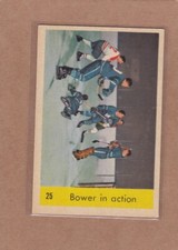 1959-60 PARKHURST HOCKEY JOHNNY BOWER IN ACTION #25 VGEX/EX *A32549