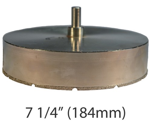 7 1/4 inch Diamond Hole Saw Toilet 