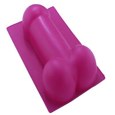 Large bachelorette Party Silicone Penis Cake Mold Chocolate 10