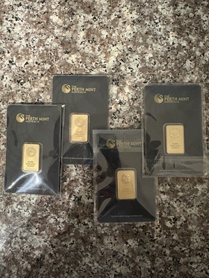 #ad Perth Mint Australian Mint 10g Gold Bar $1250.00