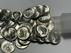 1951 S BU ROOSEVELT DIME PARTIAL ROLL / 31 COINS - SHARP ROLL