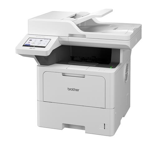 Brother MFCL6710DW Multifunction Monochrome Laser, 4-in-1 (Print/Copy/Scan/Fax), 50 ppm, Duplex Printing & Scanning Car, Touch Screen 12.7 cm, Wired Connectivity & WiFi, Inbox
