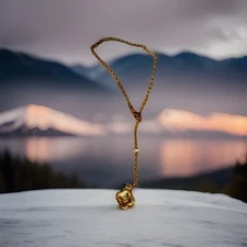24k Gold Plated Necklace by Pamela Card, Infinite Card Jewelery  By Holt Renfrew