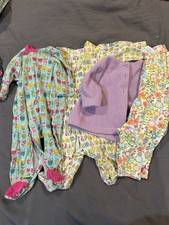Zutano Yellow Baby Girl Dresses 0-3 Lot
