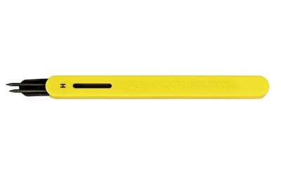 Koh-I-Noor H Duette Graphite Lead, 2mm x 120mm, Includes Container,Mechanical