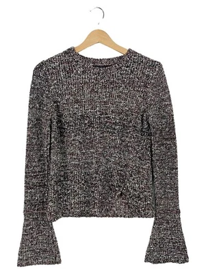 Zara Pull Femme Multicolore Moderne Chiné Côtelé (EU 40, INT L) - Photo 1/4