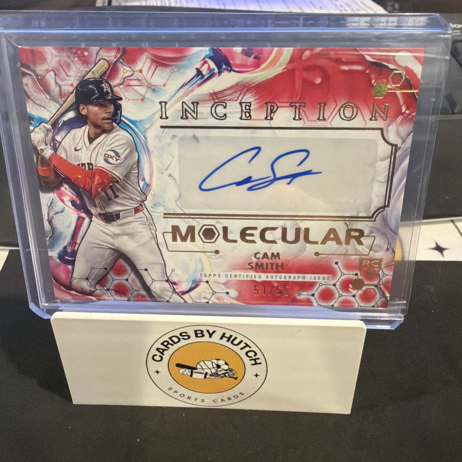 2025 Topps Inception Cam Smith RC Molecular Autographs Auto /55 Astros
