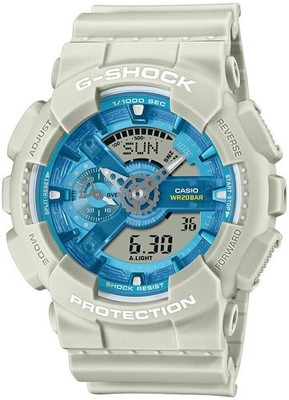 Casio G-Shock GA-110AS-5A Herren Analog & Digital Uhr Beige Resin Sport Neu