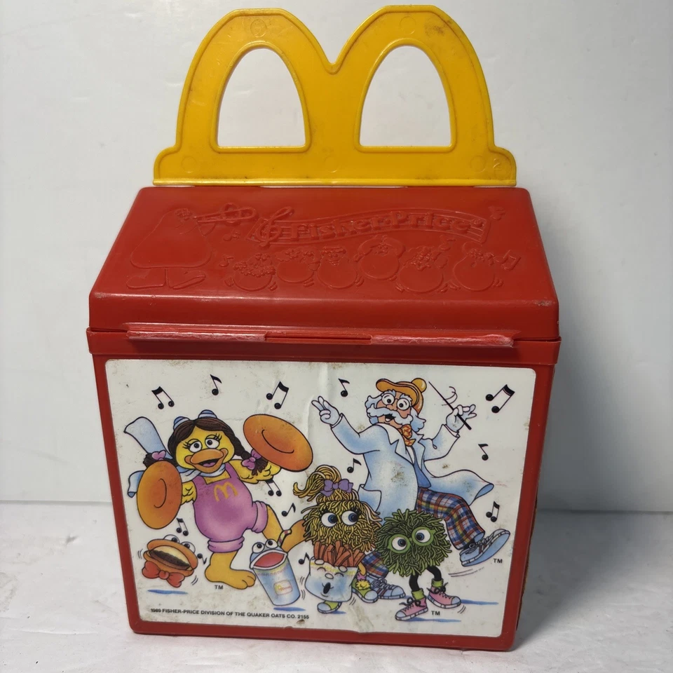 McDonald's Fisher Price Quaker Oats 1989 de colección Happy Meal lonchera con Play Foods Foto 4 de 4