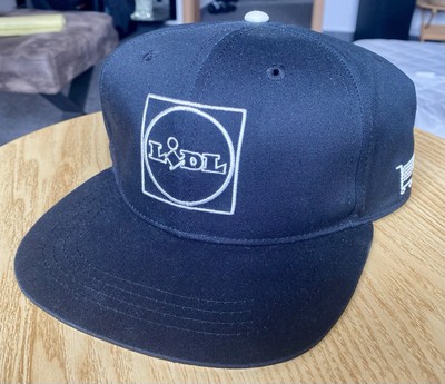 Lidl Kappe NEU Schwarz mit Logo Limited Edition Cap Mütze Snapback Schirmmütze