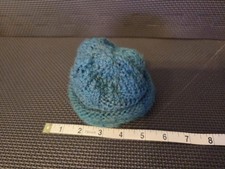 Hand-Knit Blue Small Kids Size Hat