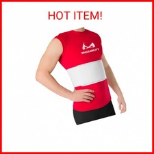 BraceAbility Rib Injury Binder Belt - Universal Broken Rib Brace for Men, Fractu