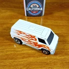 Vintage Hot Wheels Super Van White Flames BW Blackwall Hong Kong HK 1980 70's